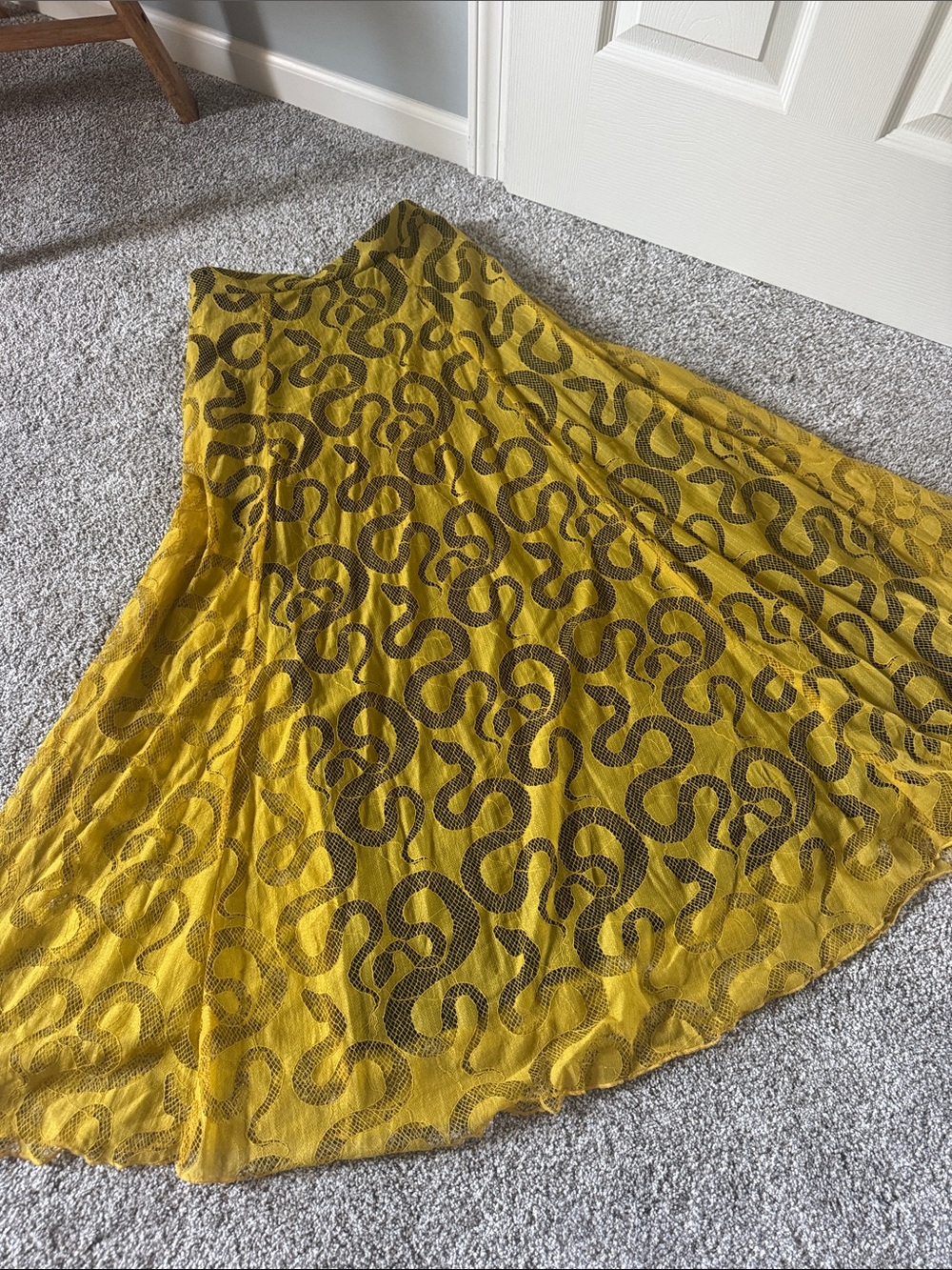 Eva Franco Snake Skirt